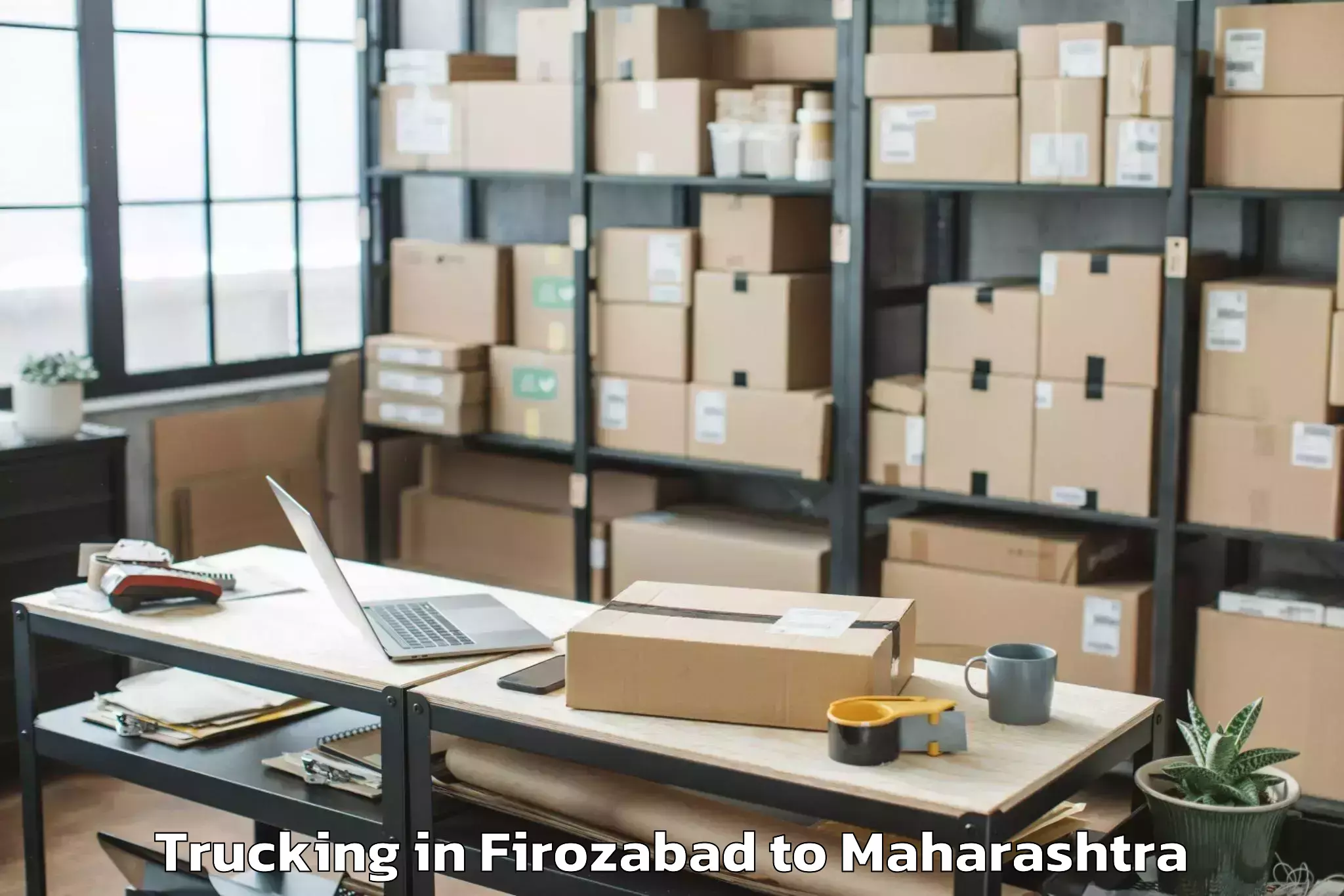 Leading Firozabad to Shirur Kasar Trucking Provider